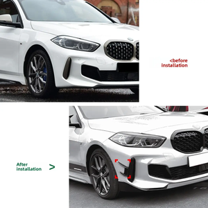 Pour BMW Série 1 F40 <span class=keywords><strong>M</strong></span> Sport <span class=keywords><strong>118i</strong></span> 120i – Kit carrosserie AMP-Z de haute qualité à visser – Autocollants de modification pour pare-chocs avant et arrière – État neuf - Product Image 2