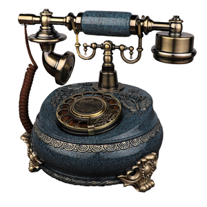Teléfono Fijo con Cable Labada K30, Estilo Retro Europeo Antiguo Americano, Decoración Creativa para el <span class=keywords><strong>Hogar</strong></span>, con Dial Giratorio - Product Image 4