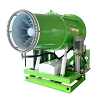 Canon à brouillard de 80 mètres pour le contrôle de la poussière de construction, avec télécommande, pulvérisation d'eau haute pression montée sur camion