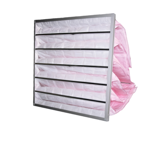 Tiêu chuẩn Châu Âu túi lọc không khí thông gió sợi tổng hợp khung nhôm F7 hiệu quả trung bình sợi thủy tinh lọc Túi VITO Don - Product Image 3