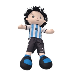 Muñeco de Peluche Personalizado de Dibujos Animados, Muñeco de Peluche de Jugador de Fútbol, Muñecos de Trapo para Niños - Product Image 2