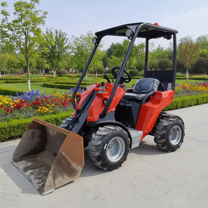 Mini Cargadora de Ruedas China HAIJU H140, Potencia Nominal 20kw, Capacidad de Elevación Máxima 350kg, Cargadora de Ruedas Pequeña de China para Granjas y Pastos - Product Image 1