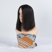 Topper Yuanzhen en cheveux slaves 100 % naturels, cuticules alignées, avec dentelle frontale fermée, pour femmes souffrant de perte de cheveux