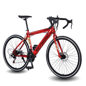 Vélo de course tout-terrain ShengHong pour adultes, cadre en alliage d'aluminium 700c, 21 vitesses, fourche à suspension, frein à disque complet - Product Image 1