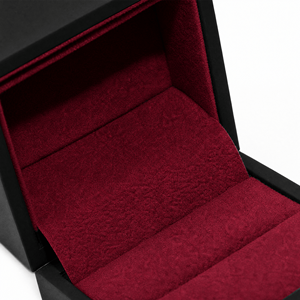 Zebopak Luxury Black LED Light <b>Ring</b> <b>Box</b> Custom Logo Premium Engagement <b>Proposal</b> Jewelry Gift Case Wholesale Bulk Supply - Product Image 2