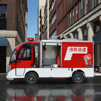 Mini camion-citerne électrique neuf à moteur diesel avec pompe à eau de 1600 L pour utilisation dans les parcs, les campus et les usines