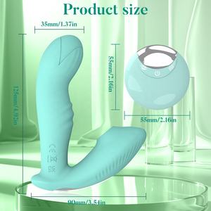 Giyilebilir yapay penis vibratör kadın klitoral emme/vajina teşvik seks oyuncak uzaktan kumanda kelebek vibratör külot seks ürünü - Product Image 5