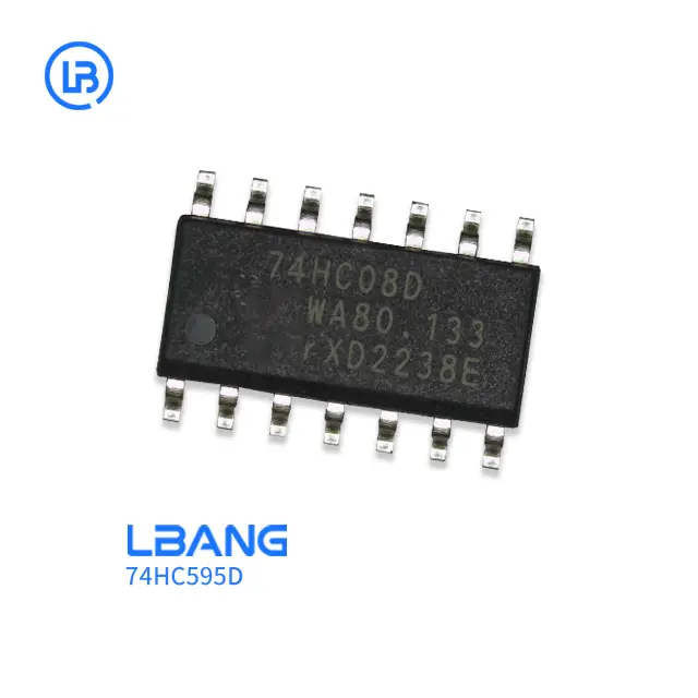 Circuits intégrés de logique ic d'origine de haute qualité, compteurs de contre-décalage, 74HC595D SOIC-16 CMOS nouveau en stock