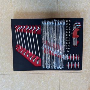 Offre Spéciale 7 tiroirs <span class=keywords><strong>chariot</strong></span> à outils à main 420 pièces ménage CRV ensemble d'outils atelier outils <span class=keywords><strong>de</strong></span> réparation automatique Support OEM - Product Image 5