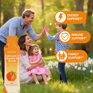 Suplemento de Bebida con Vitamina <span class=keywords><strong>D3</strong></span> y Calcio de la Mejor Calidad, Suministro de Fábrica, Huesos Fuertes y Dientes Saludables, Vitamina para Niños - Product Image 2