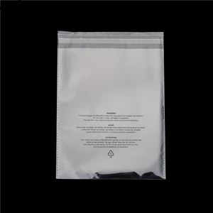 Customized Private Logo Design Hot Stamping Recyclable Plastic Bottom Gusset <b>Bag</b> for <b>Clothing</b> Shoes Socks Fur Packaging - Product Image 1