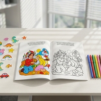 Livre de coloriage personnalisé écologique à couverture souple pour enfants, idéal pour les fêtes, exercices de gribouillage amusants, impression offset, fabricant