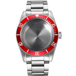 Piezas de Reloj, Caja de Reloj de 41 mm, Bisel de Aluminio, Correa de Acero Inoxidable, Compatible con ETA 2836/2824, Miyota <span class=keywords><strong>Serie</strong></span> 82, Movimiento NH35 - Product Image 1