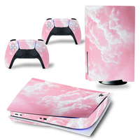 Ensemble complet d'autocollants pour PS5 Film de protection Disc Edition Decal Cover For PS5 Console Controller Skin Sticker