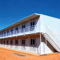 HAOSAI Maison pliable préfabriquée à faible coût, conteneur de stockage pliable en béton à montage rapide, maison pliable pour l'école