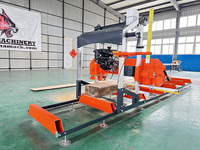 Scierie Mobile Rima RS31 Double Coupe Entièrement Automatique, Scie à Ruban Portative Économique avec Moteur Électrique Puissant
