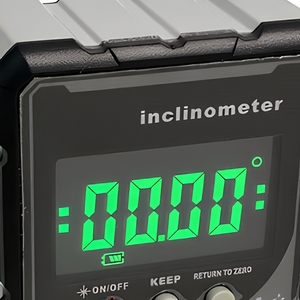 Inclinometro Digitale Intelligente con Laser Rosso e Display, <span class=keywords><strong>Strumento</strong></span> di Misurazione dell'Angolo con Righello Magnetico Incorporato e Forte Magnete per la Livellatura - Product Image 2