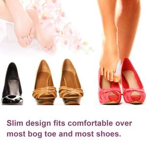 Séparateurs d'orteils en silicone respirant pour les hampes, protection anti-frottement, tube flexible pour chaussures - Product Image 6