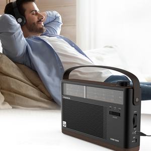 Nouvelle Offre Promotionnelle Radio Portable Rétro Économique avec Coque Effet Bois 3 Bandes SW AM FM - Product Image 3