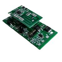 Contrôleur solaire linéaire KHT pour projecteur de rue à capteur radar PWM, télécommande, carte PCB, distance de détection 10m, garantie 2 ans