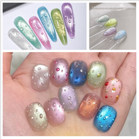BORN PRETTY Top Coat Gel Effet Gouttes d'Eau Vernis à Ongles Marque Privée Sans Résidu Haute Brillance Transparent Effet 3D Stéréo Gouttelettes d'Eau