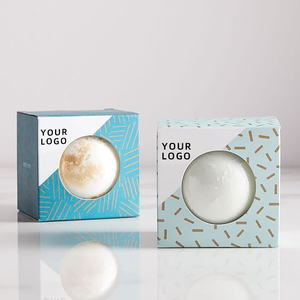 Картонная биоразлагаемая Коробка для мыла ручной работы с тиснением окна и губчатой подкладкой для роскошного прикосновения - Product Image 2