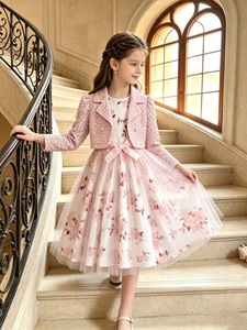 Set Vestito Natalizio a Maniche Lunghe per <span class=keywords><strong>Bambina</strong></span>, Gonna Plissettata in Velluto Rosso con Grande Fiocco, Abito da <span class=keywords><strong>Principessa</strong></span> per Neonata - Product Image 4