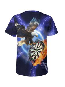 تي شيرت بتسامي ماركاكارالي يطلق العنان لشغف السهام مع تصميم نسر وسهام قابل للتخصيص - Product Image 3