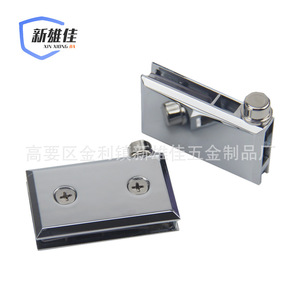 Xin Xiong Jia Glass <b>Clip</b> 304 Stainless Steel <b>Mirror</b> Finish Screw Installation For Glass Door Hardware - Product Image 4