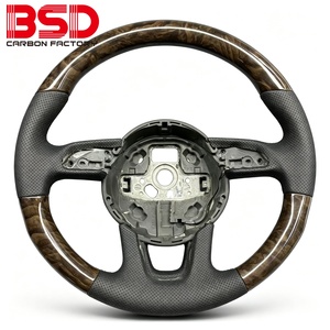 Volant en bois personnalisable pour <span class=keywords><strong>Audi</strong></span> A3 A4 A5 A6 A7 C8 S3 S4 S5 S6 Q3 Q5 Q7 - Product Image 3