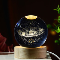 Vente chaude lumière chaude boules de cristal décoratives boule de verre de cristal boules de cristal lampe de décoration