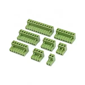 2/3/4/5/8/9/10/12 Pin KF2EDGK 5.08mm zift PCB Terminal bloğu vidalı konnektörler