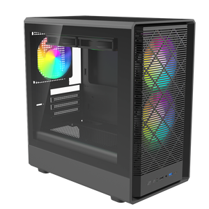OEM/ODM 공장 2025 하이 엔드 스타일리시 게이밍 PC 케이스-알루미늄 합금, M-ATX/ITX 맞춤형 마이크로 타워 데스크탑 - Product Image 2