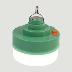 Ampoule LED de camping rechargeable au lithium-ion avec crochet, bouton manuel, rechargeable par USB, indice de protection IP65, intensité réglable, certifiée CE, lumière d'urgence - Product Image 3