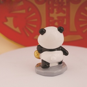แม่พิมพ์งานฝีมือเรซินน่ารักทำจากเรซิน3D แพนด้าแดงสำหรับการตกแต่ง - Product Image 3