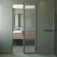Portes coulissantes et pliantes en verre double vitrage étanche pour patio, modèle PT