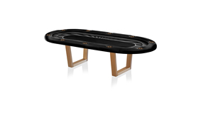 โต๊ะโป๊กเกอร์รูปไข่สําหรับผู้เล่น 8 คน โต๊ะแบล็คแจ็คคาสิโนเท็กซ่า 72" - Product Image 2