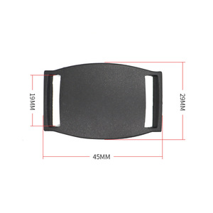 Plastic Lanyard Buckles 19Mm Black Nylon Durable Fasteners For <b>Webbing</b> <b>Strap</b> Accessories - Product Image 3