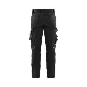 BLAKLADER - 179918609900C64 Pantalones artesanos con elástico Black - EAN 7330509862872 PANTALONES DE TRABAJO DE CARGO - Product Image 2