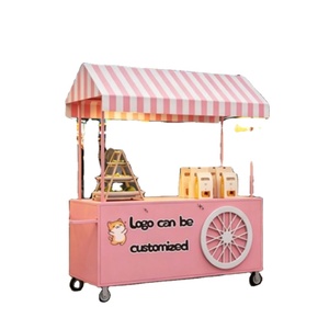 Chariot de restauration mobile pour frites, chariot alimentaire mobile avec friteuse pour frites et nuggets - Product Image 1