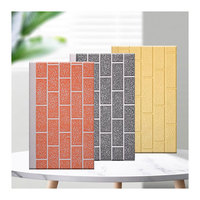 Revêtement extérieur de façade de maison en mousse isolante rigide, décor en briques, panneaux en polystyrène 3D, isolation extérieure