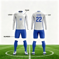 Maillots de football de haute qualité avec impression par sublimation, série d'uniformes de football, nouveau design, conception personnalisée OEM, maillot de football pour hommes