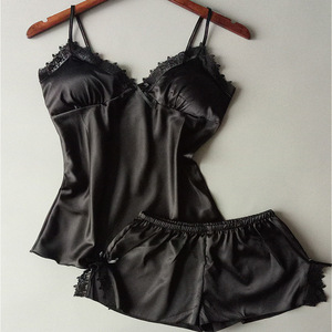 <span class=keywords><strong>ช</strong></span>ุดกางเกงขาสั้นผ้าซาตินเซ็กซี่ของผู้หญิงชุดนอนเอวยางยืดสำห<span class=keywords><strong>ร</strong></span>ับกา<span class=keywords><strong>ร</strong></span>แสดง<span class=keywords><strong>แฟ</strong></span><span class=keywords><strong>ช</strong></span>ั่นฤดูร้อนและฤดูใบไม้ผลิ - Product Image 3