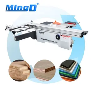 MINGD MJ-45 45 Degree customizable Wood Panel Table Sliding Acrylic ABS Board Cutting Saw vertical cutting machine