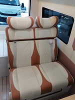 Offre Spéciale Personnalisé Réaménagé Multi Fonctionnel Rv Triple Siège Lit Réglable Inclinable De Luxe Van Siège pour 3 Personnes