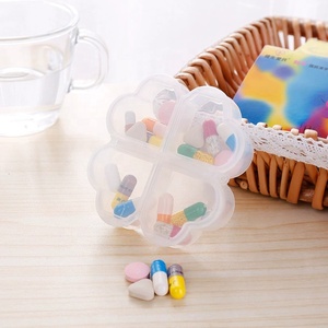 Wholesale Medibox 7-Day Colorful Lucky Clover PP Weekly Organizer Portable Child-Resistant <b>Mini</b> Pill <b>Box</b> - Product Image 3