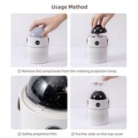 Humidificateurs intelligents de bureau portables chambre 550Ml Usb sans fil Rechargeable projecteur lampe humidificateur d'air avec batterie