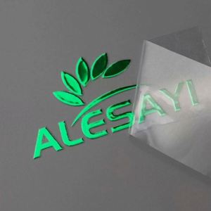 Custom <b>Transparent</b> PVC Metal UV Transfer Sticker Hot Silver Bronzing Logo <b>Label</b> for Packaging <b>Labels</b> - Product Image 2