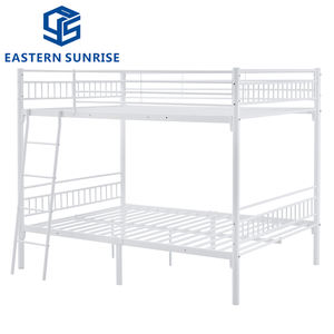 Lit superposé en métal robuste, mobilier pour dortoir scolaire, <span class=keywords><strong>auberge</strong></span> de jeunesse, lit superposé de grande taille - Product Image 2