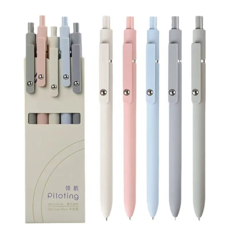 Customization Custom stationery 0.5mm gel pen Amazon hot selling gel pen school supply stationery set